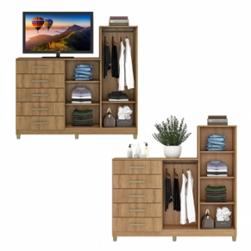 Two internal mounting options.