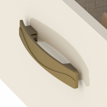 Bronze colored handle