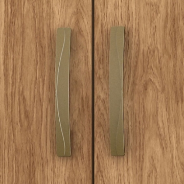 Bronze colored handles