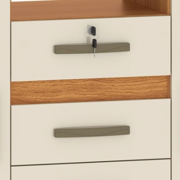 2 doors and 4 drawers.