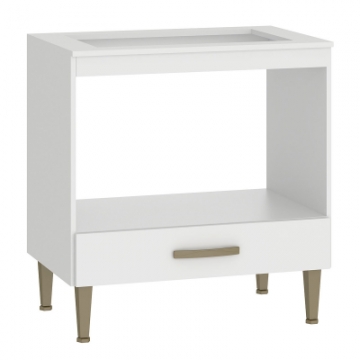 Oven counter with 1 drawer