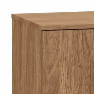 Box made of 12mm MDP and fronts made of 15mm MDP. Top made of 15mm.