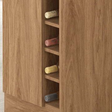 Wine cellar with 4 niches.