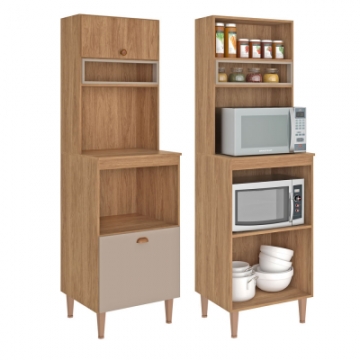 1802 <br>  60 cm double kit for ovens with niche and 2 doors. <br> 1980mm x  604mm x 520mm